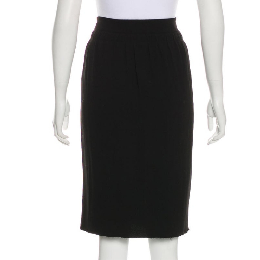 Black Prada knee-length skirt